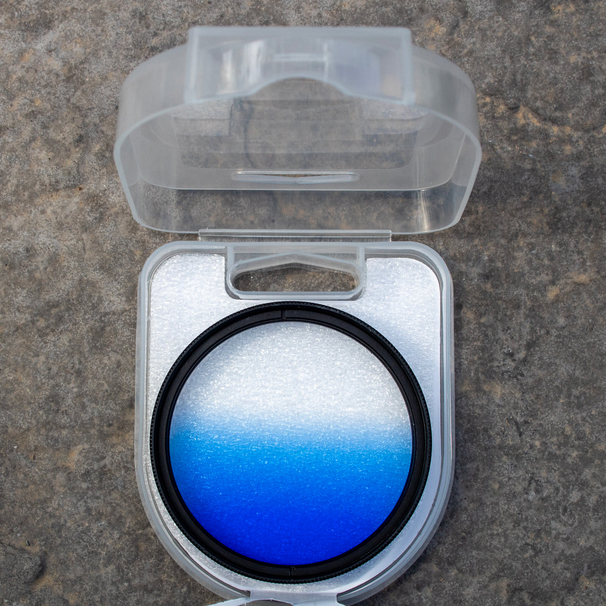 Graduated 1/2 Blue Camera Lens Filter