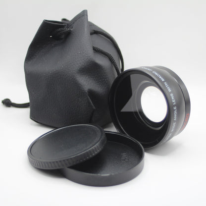 Super Wide Angle Lens Adapter Filter 0.45x - 52mm / 58mm
