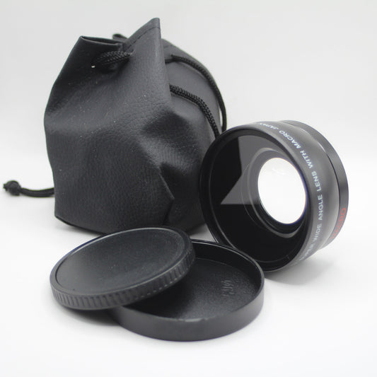 Super Wide Angle Lens Adapter Filter 0.45x - 52mm / 58mm