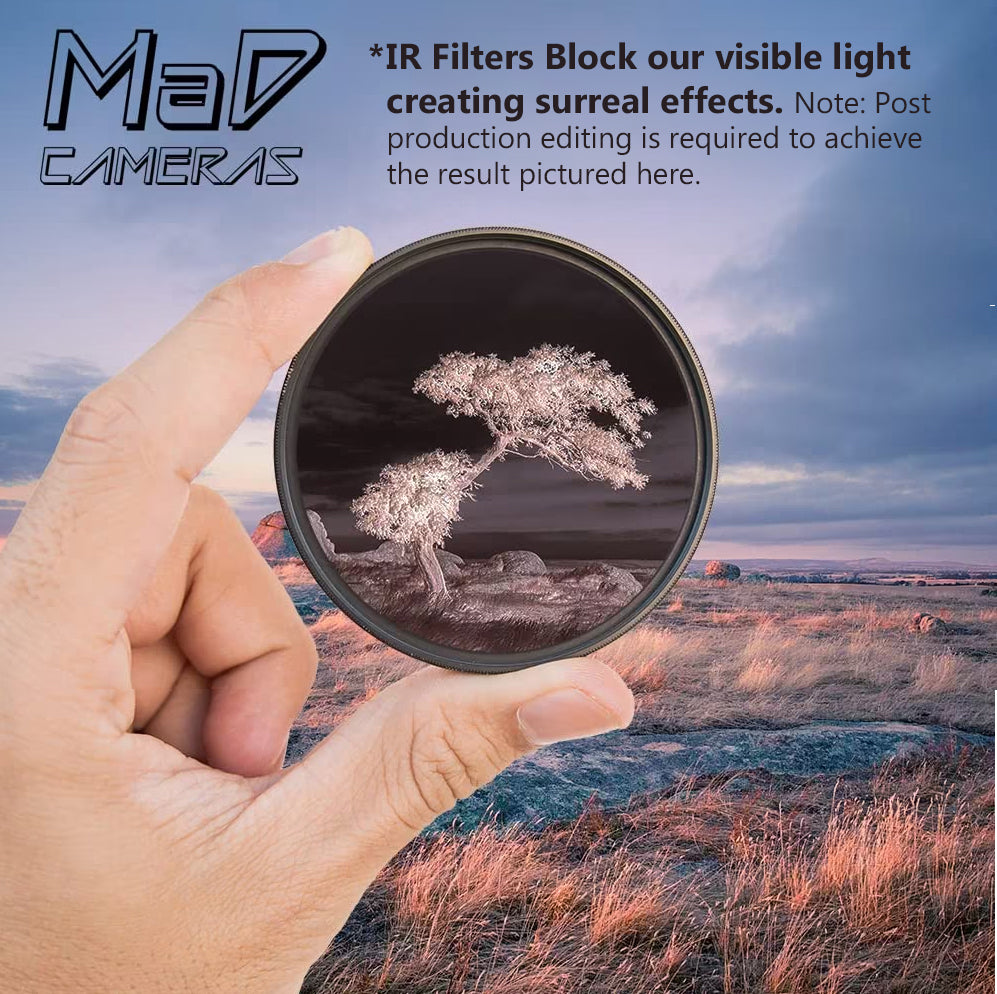Infrared IR Camera Filters 720nm 850nm 950nm pass