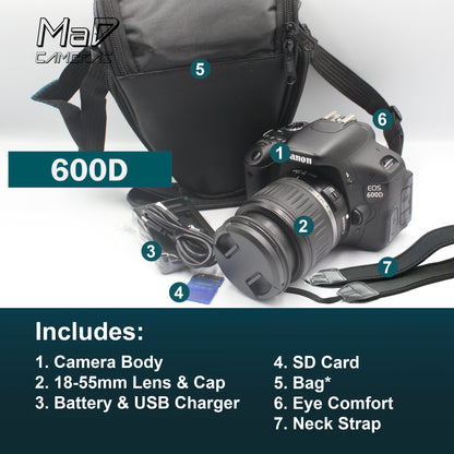 Canon EOS 600D Digital SLR Starter Set Bundle image 1