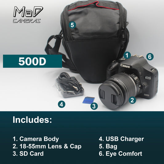 Canon EOS 500D Digital SLR Starter Set image 1