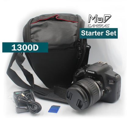 Canon EOS 1300D Digital SLR Starter Set Bundle image 0