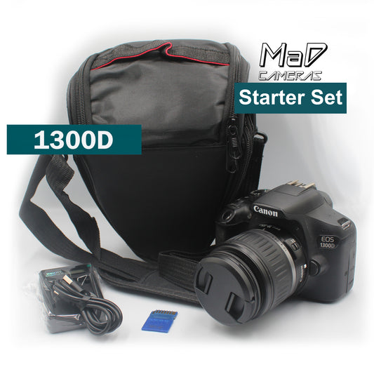 Canon EOS 1300D Digital SLR Starter Set Bundle image 0