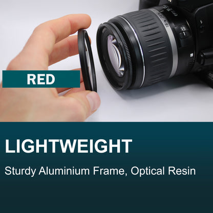 Red Full Colour Camera Lens Filter image 5