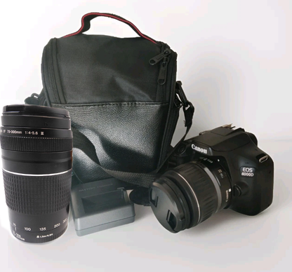 Canon EOS 4000D Digital SLR + Long Lens Starter Set image 0