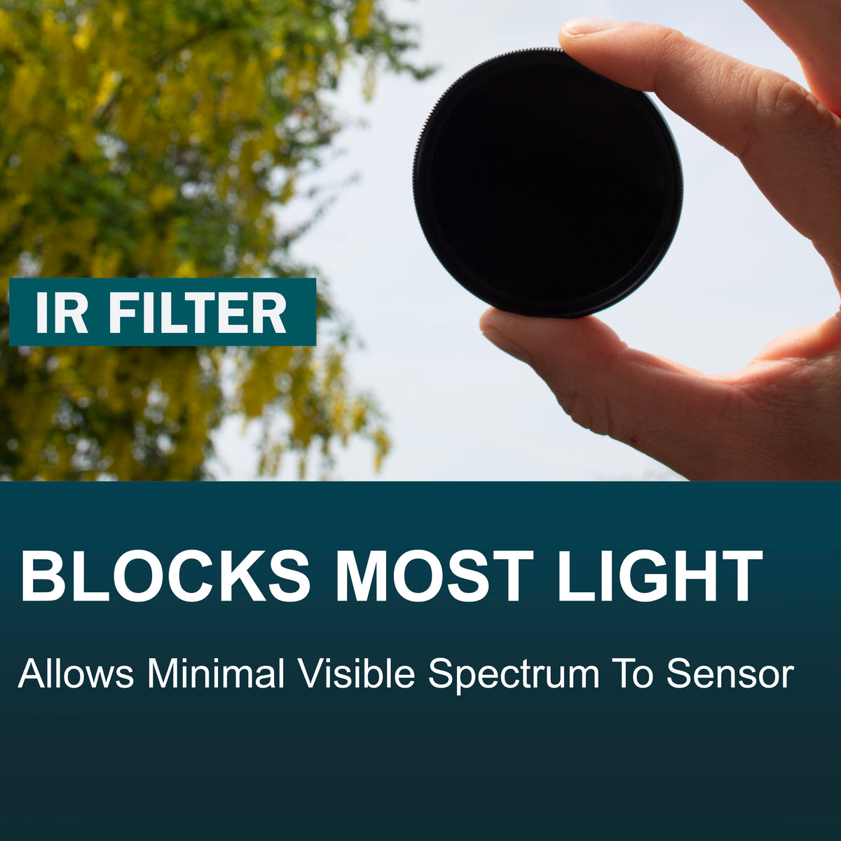 Infrared IR Camera Filters 720nm 850nm 950nm pass image 3