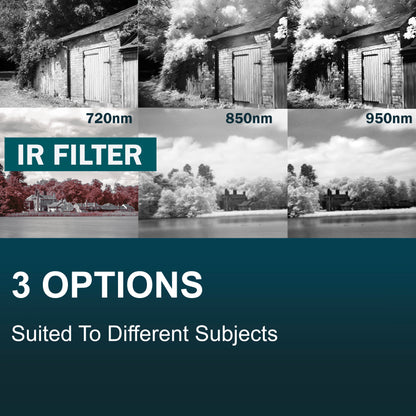 Infrared IR Camera Filters 720nm 850nm 950nm pass image 4