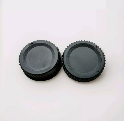 Front Body Cap and Rear Lens Cap for Nikon F Mount Cameras image 0