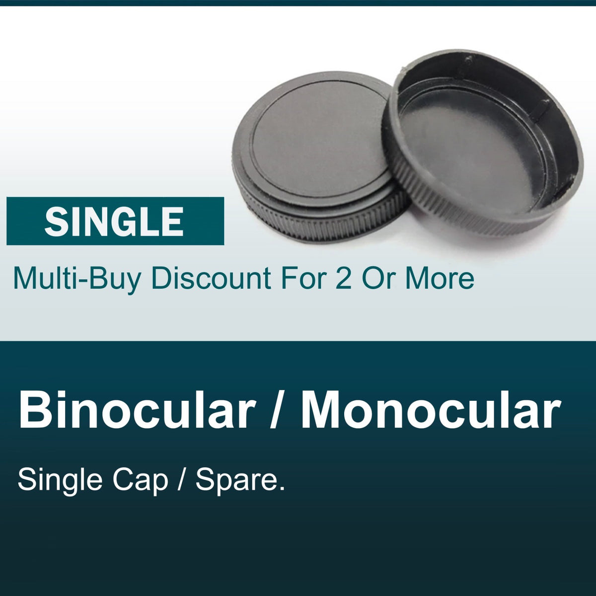 SINGLE Binoculars Plastic Eye Cap / Lens Cover End Cap - Various Sizes Selection
