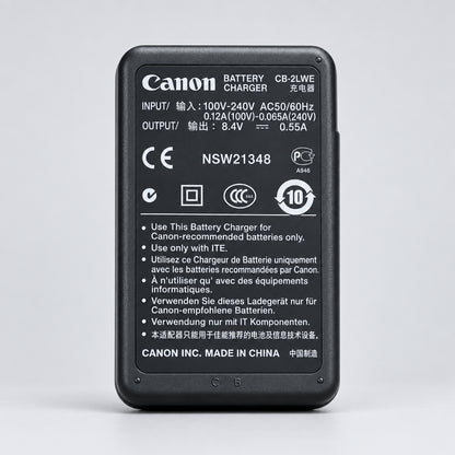 NB-2LH CB-2LWE Canon OEM Mains Battery Charger For EOS 350D 400D & PowerShot
