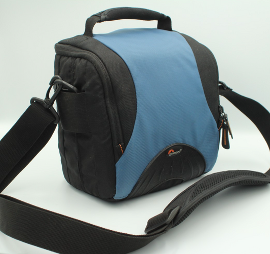 Lowepro Apex 140 AW All Weather DSLR Camera Bag Padded Shoulder Case - Blue