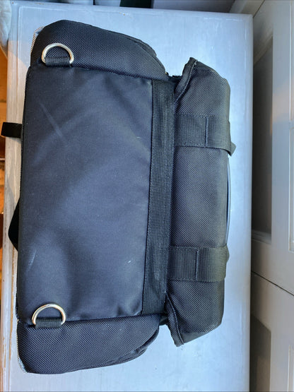 Canon D200 Delux Camera/ Gadget Bag, Silver Reflective Trim, Chromed Clips