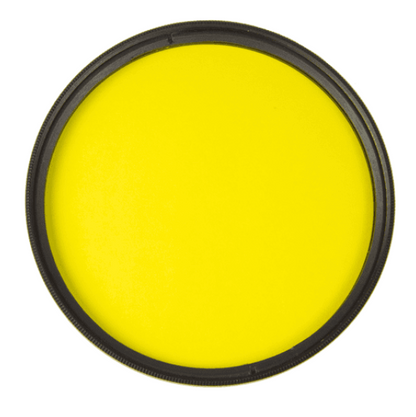 Yellow Camera Lens Filter - For Black and White Photography