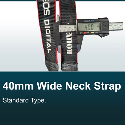 Canon EOS Digital Camera Strap - Standard - Red Trim For DSLR